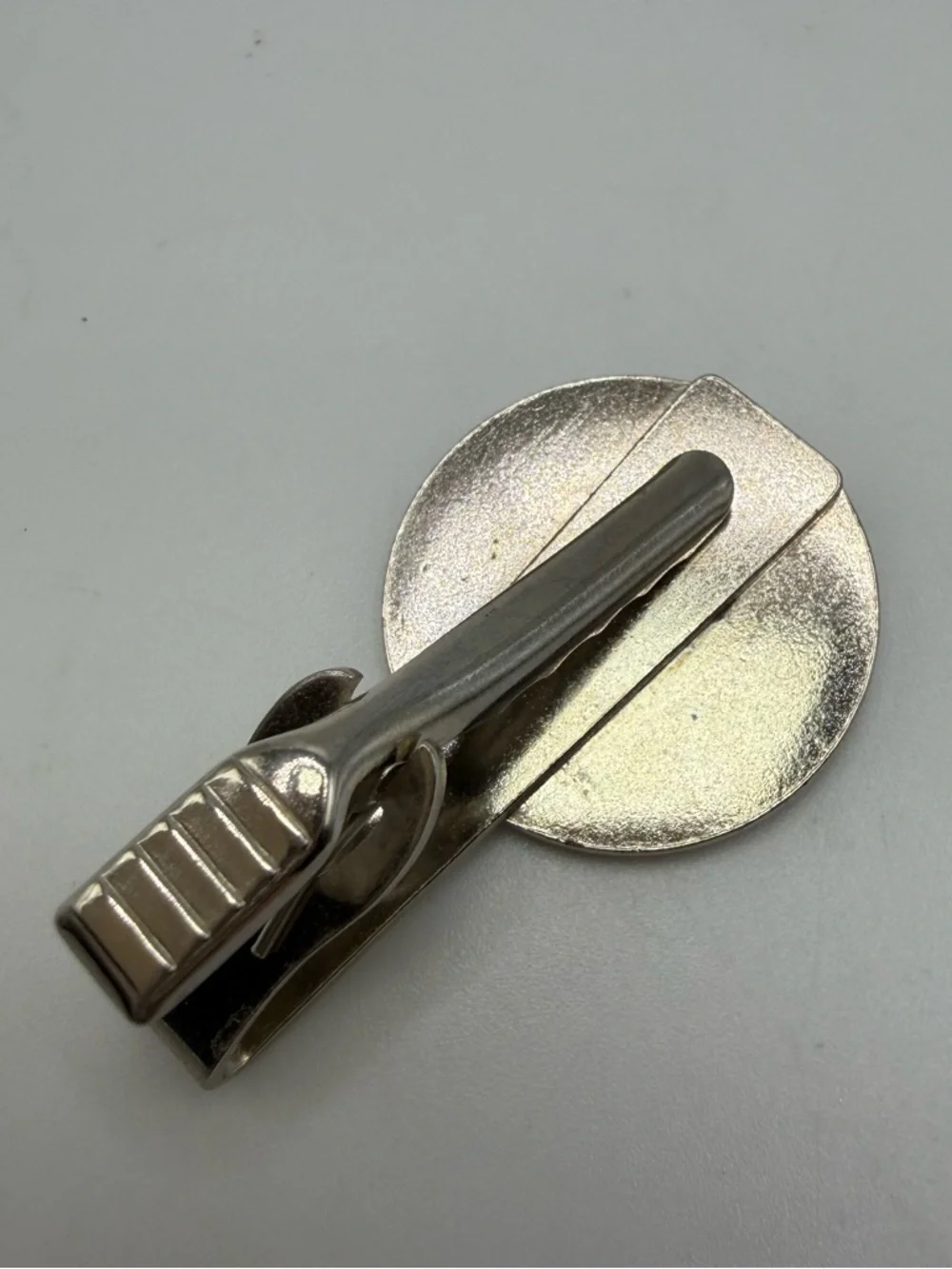 US Marine Corps Tie Clip Silver Tone Eagle Globe Anchor Semper Fidelis